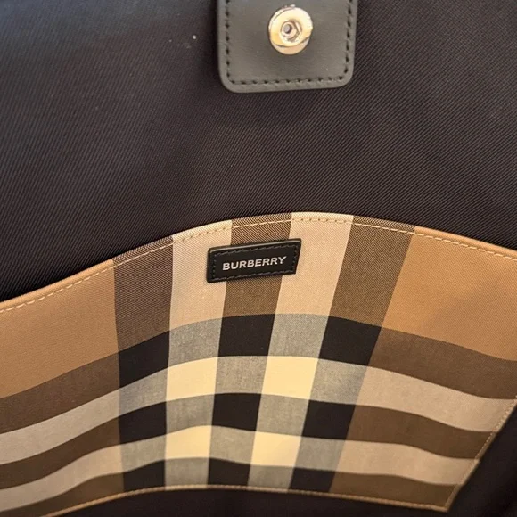 Burberry Medium Taupe Brown
Check Book Tote Bag - Picture 10 of 12